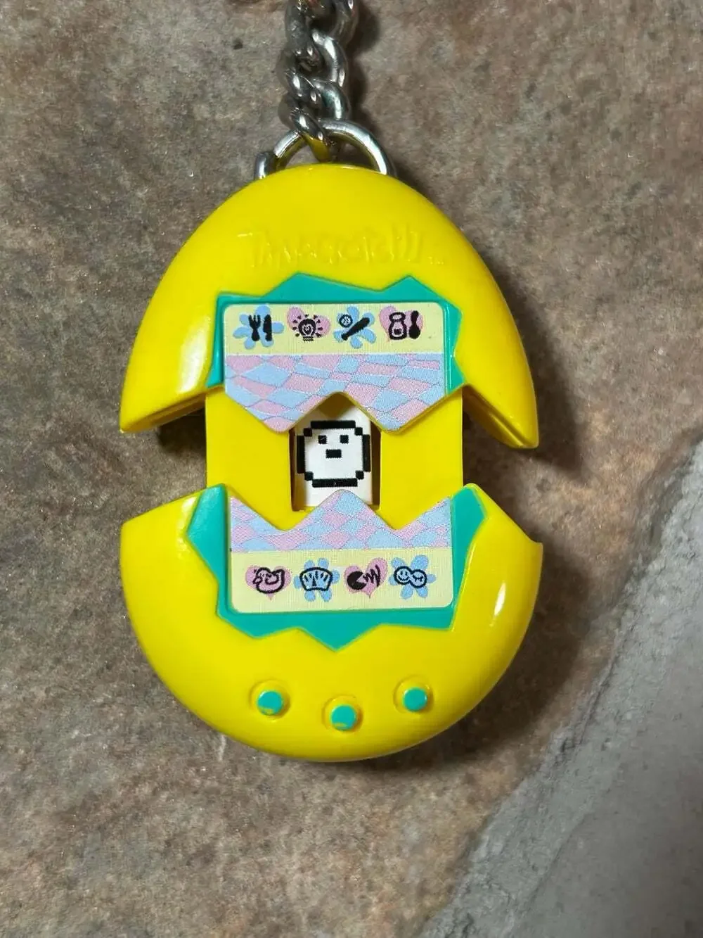 McDonalds Tamagotchi Keychains Orange and Yellow